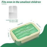 Kids Microwave-Safe Lunch Box Food Warmer – Leakproof Split PP Plastic Lunch Container