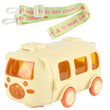Bus-Shaped Cartoon Water Bottle – 500 ml Leakproof Kids Drinking Bottle with Movable Wheels & Strap