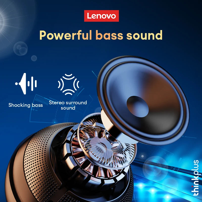 Lenovo TS5 Portable Bluetooth Speaker – HiFi Stereo Outdoor Wireless Music Player with Long Battery Life (Ships from US)