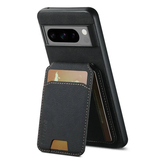 Luxury Leather Wallet Phone Case – Magnetic Pocket Cover with Card Holder for Google Pixel 6/7/8/9 Pro & A Series