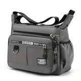 Men’s Waterproof Business Backpack – Wear-Resistant Multi-Pocket Shoulder & Messenger Bag for Work, Travel & Daily Use