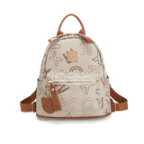 PU Leather Mini Backpack Purse for Women – Adjustable Strap Multi-Pocket Backpack for Travel & Shopping