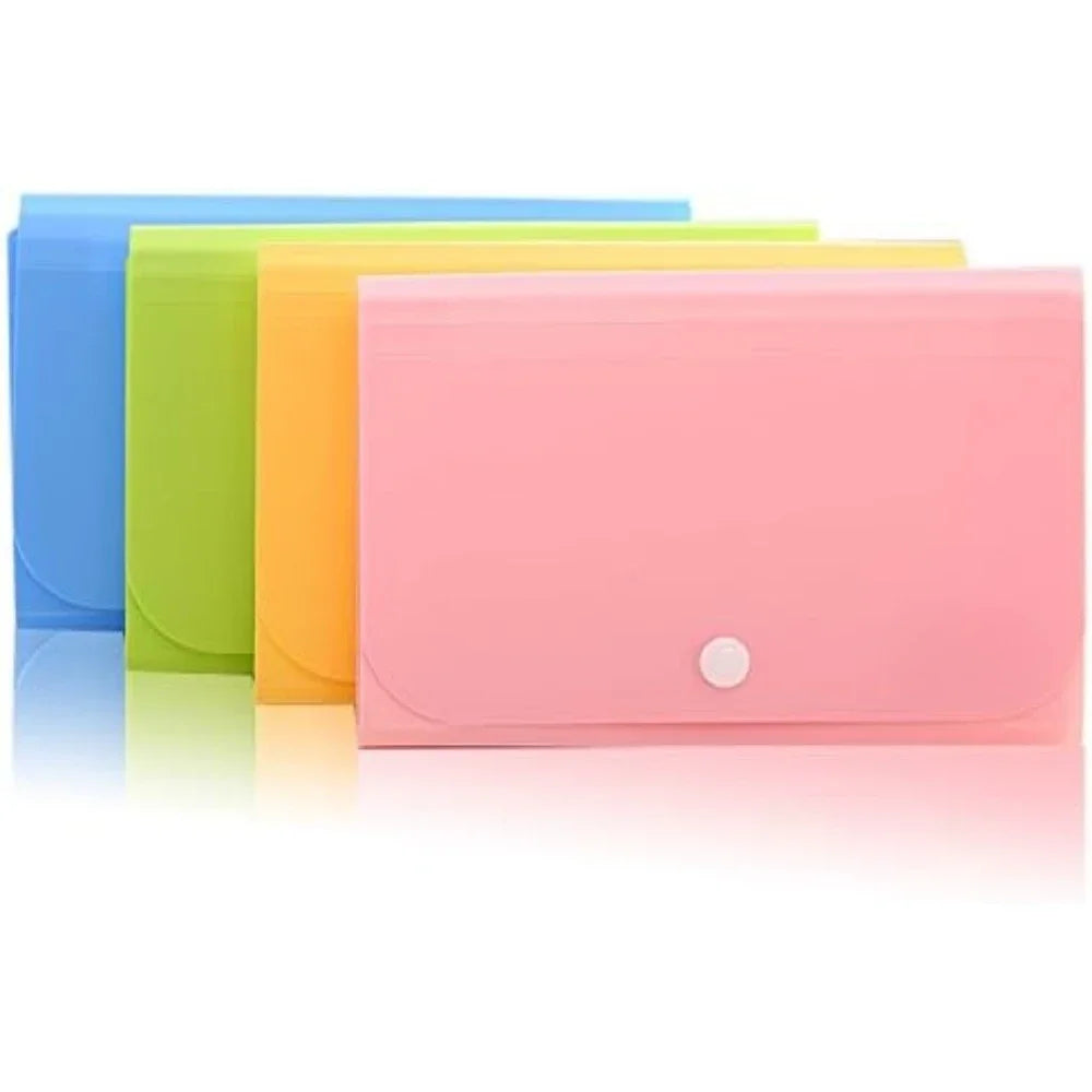 Mini Accordion Folder – 12-Pocket Small File Organizer for Cards, Coupons, Receipts & Tax Documents 💼