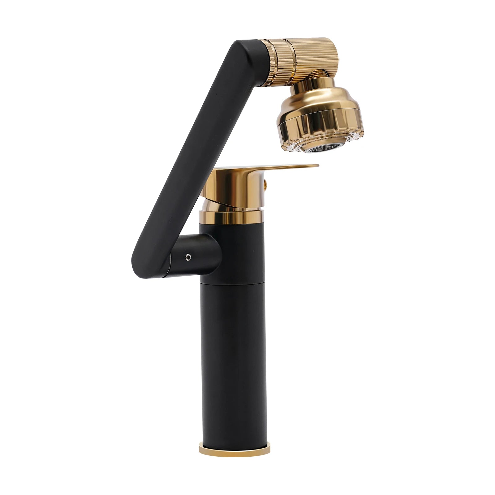 Bathroom Sink Faucet – 360° Swivelling Mixer with Dual Water-Outlet Modes & Hose Connection