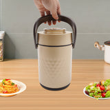 3-Tier Insulated Food Thermos Lunch Box – Sealed Stackable Thermal Container for School & Daily Use