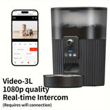 Papifeed Automatic Pet Feeder – Smart WiFi Cat & Dog Food Dispenser with Remote Control, Fixed Feeding Machine & Portion Scheduling