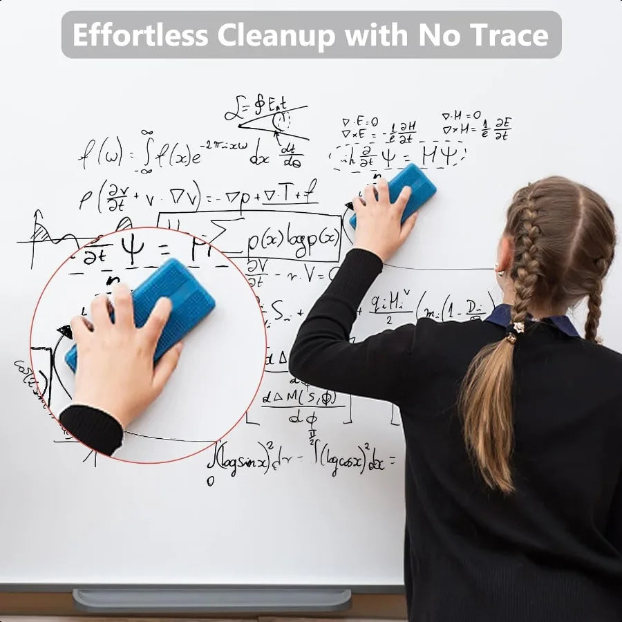 Fine Tip Dry Erase Markers – 72 Pack Black Whiteboard Erasable Markers, Bulk Classroom, Office & Home Use