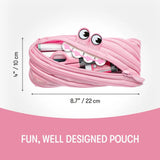 Gorge Monster Pencil Case – Fun Durable Polyester Zippered Storage Pouch