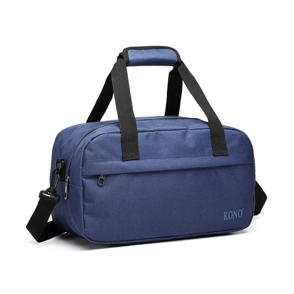 KONO 35×20×20 cabin bag – Ryanair under-seat 14L carry-on duffel, unisex hand luggage for travel, flights & sports