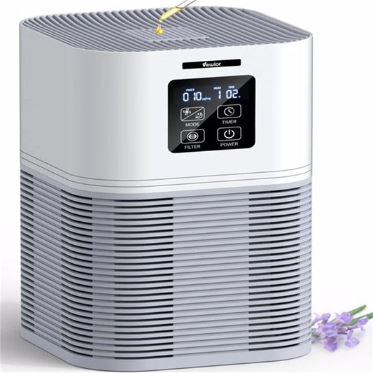 2-in-1 Air Purifier & Aromatherapy Diffuser — H13 HEPA Filter, Auto Mode, Quiet Operation for Home & Pets