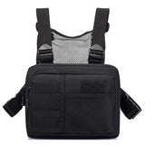 Unisex Outdoor Streetwear Vest Chest Bag – Multifunctional Waterproof Travel Harness with Multi-Pockets for Running & Daily Use