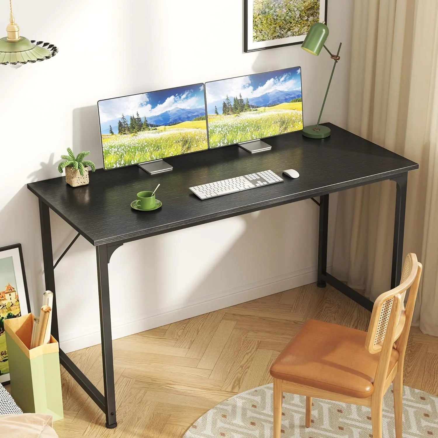 🖥️ 48" Computer Desk – Modern Office & Gaming Desk with Storage, Writing Table for Home Office & Study