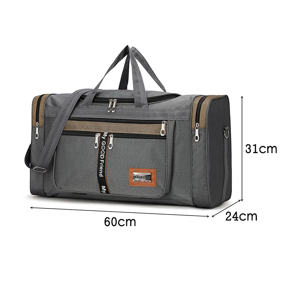Waterproof gym exercise backpack – Oxford sports bag with dry & wet separation, multifunctional large-capacity fitness bag