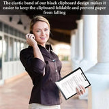 Foldable Clipboard – 2-Layer Collapsible Clipboard File Holder for Nurses, Doctors & Office Professionals