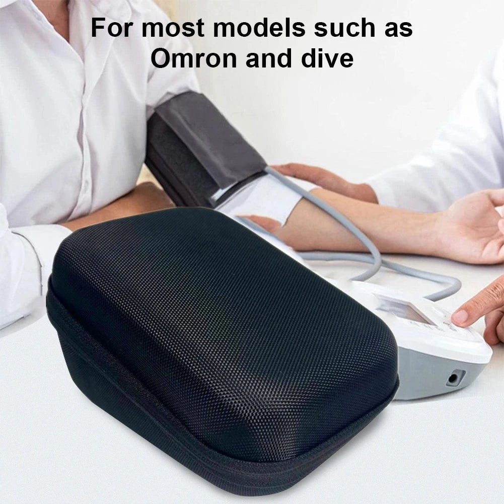 Hard Shell Shockproof Travel Case for Omron & Yuwell Blood Pressure Monitors – Protective Medical Storage Bag
