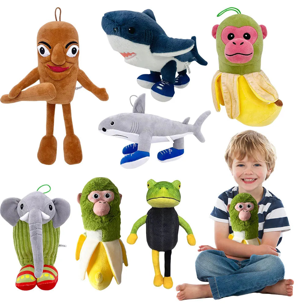 Tung Tung Sahur Tralalelo Plush Toy – Funny Italian Brainrot Meme Doll, Soft Stuffed Toy Gift for Kids, Friends & Collectors