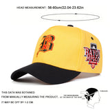 Unisex Gothic Letter "B" Embroidery Baseball Cap – Adjustable Outdoor Casual Hat with Sun Protection