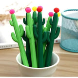 Cute Cactus Gel Pens – 24 PCS Novelty Writing Pens for Students, Classroom & Office