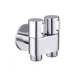 Wall-Mount Angle Valve Bidet Sprayer Set – Dual Outlet Zinc Alloy Plumbing Kit 🚿