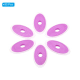 Oval Hollow Erasable Pen Erasers – 30–60 pcs Color Set for Art, Office & Classroom Use