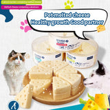 Freeze-Dried Cheese Pet Snacks – Calcium & Probiotic Milk Tablets for Cats & Dogs, Digestive & Nutritional Support