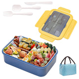 Kids Microwave-Safe Lunch Box Food Warmer – Leakproof Split PP Plastic Lunch Container