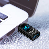 Digital LED Display USB to Type-C Adapter – 10Gbps Fast Data & 60W Charging Converter for Phones, Laptops & Tablets
