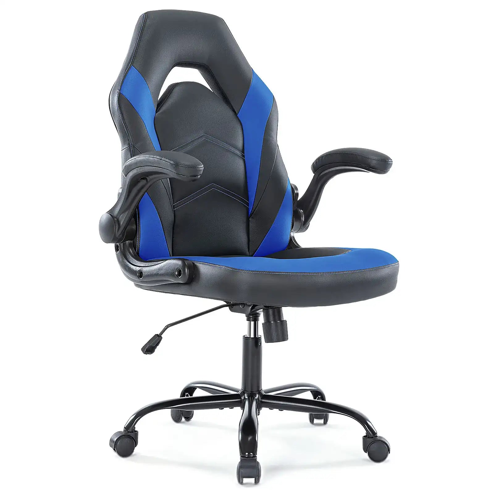 Ergonomic PU Leather Gaming & Office Chair – Adjustable Height, Flip-Up Armrests