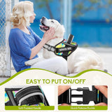 Service Dog Harness & Leash Set – Reflective No-Pull Training Vest with 10 Removable Patches, Multi-Color Options (S–XL Dogs)