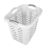 2 Bushel Plastic Laundry Basket with 4 Handles – Durable Ventilated Storage for Clothes, Toys & Sports Gear