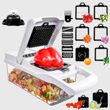 26-Piece Multifunctional Vegetable Slicer Set – Kitchen Cutter, Dicer & Shredder for Easy Meal Prep