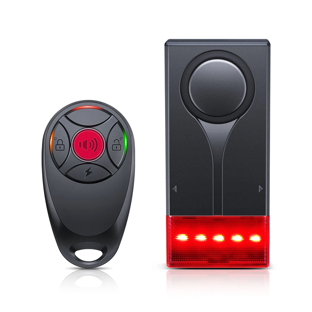 🚗 ELECPOW Wireless Car Vibration Alarm – 108dB Anti-Theft Alarm with Light for Car, Bike & Motorcycle Security