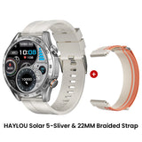 Haylou Solar 5 Smartwatch – 1.58” AMOLED Display, 60Hz Refresh Rate, Voice Calling, 24H Health Monitoring & Sports Fitness Watch for Men