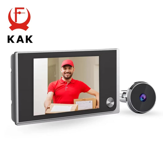 3.5″ Digital Door-Peephole Camera – Electronic Door Viewer with 120° Wide-Angle HD Screen Home Security System