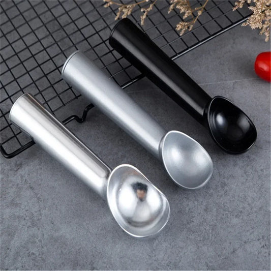 Portable Aluminum-Alloy Non-Stick Ice Cream Spoon / Baller Scoop – Stainless Steel Tool for Home Kitchen