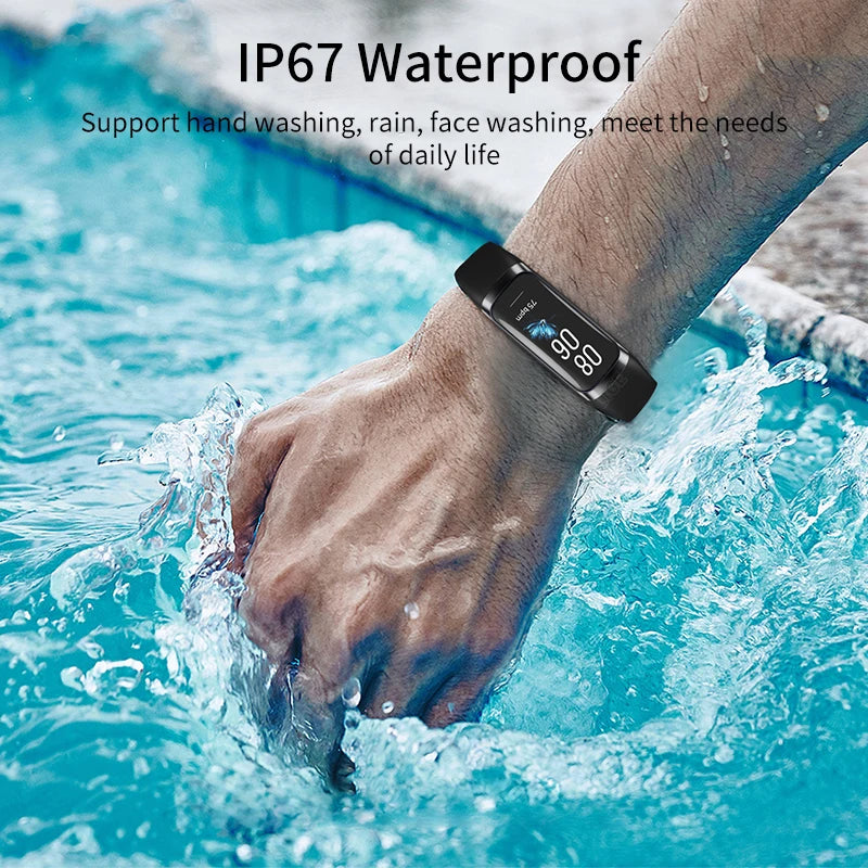 “LIGE 2025 AMOLED Smart Watch – Waterproof Fitness Tracker with Heart Rate & Blood Monitoring, Sport Smart Bracelet for Men & Women”