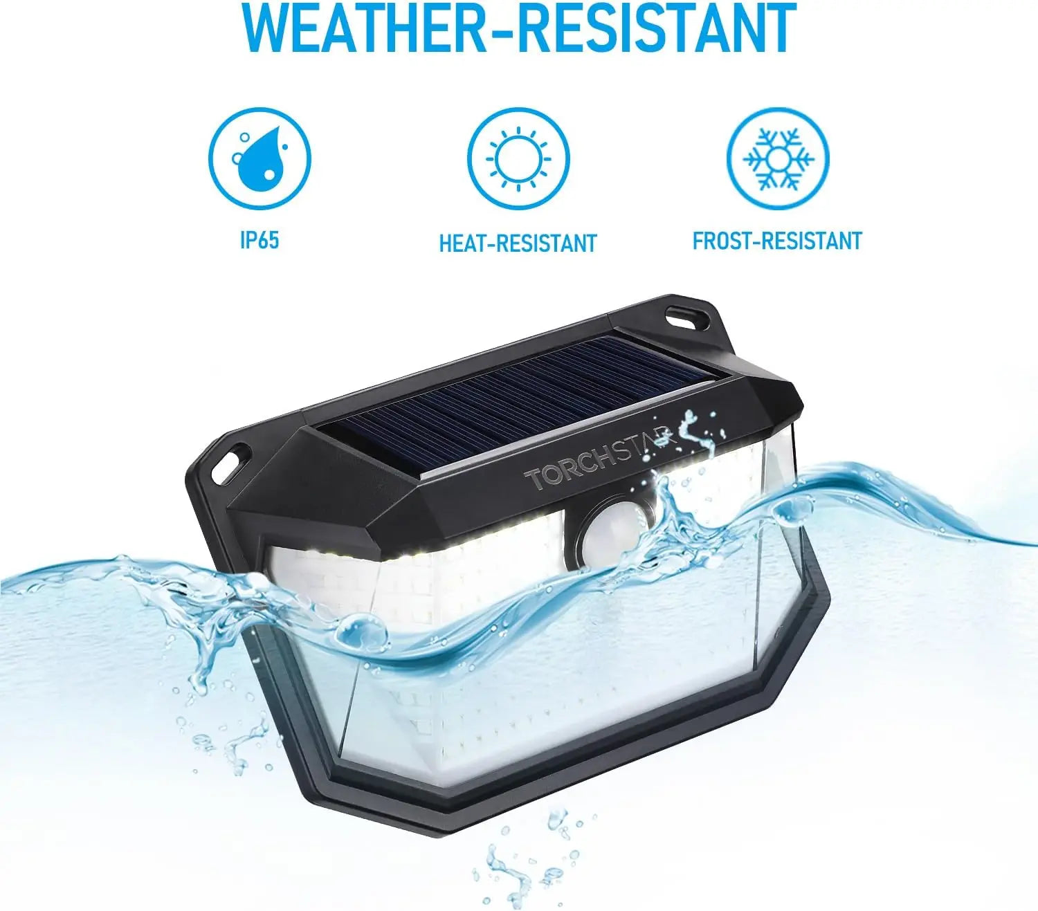 Solar Motion Sensor Lights 4-Pack – 6500K Pure White Outdoor Wall Lamps, IP65 Waterproof Cordless Security Lights for Driveways & Gardens