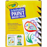 Crayola® No-Drip Paint Brush Pens – 40 Assorted Washable Colors for Kids, Classrooms & Creative Projects
