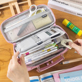 Multifunctional Pencil Bag with Handle – Travel & Sketch Storage Pouch