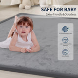 Large Coral Velvet Solid Carpet – Ultra Soft Washable Floor Rug for Bedroom, Living Room & Sofa Area