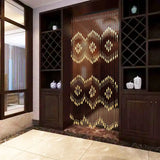 Wooden Bead Doorway Curtain – 35″ × 43″/68″ × 9″ Natural Boho Beads for Front Door Decor