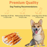 Chicken Wrapped Rawhide Sticks – Made with Real Chicken, Healthy & Long-Lasting Dog Treats for Small, Medium & Large Breeds (100g / 400g Packs)