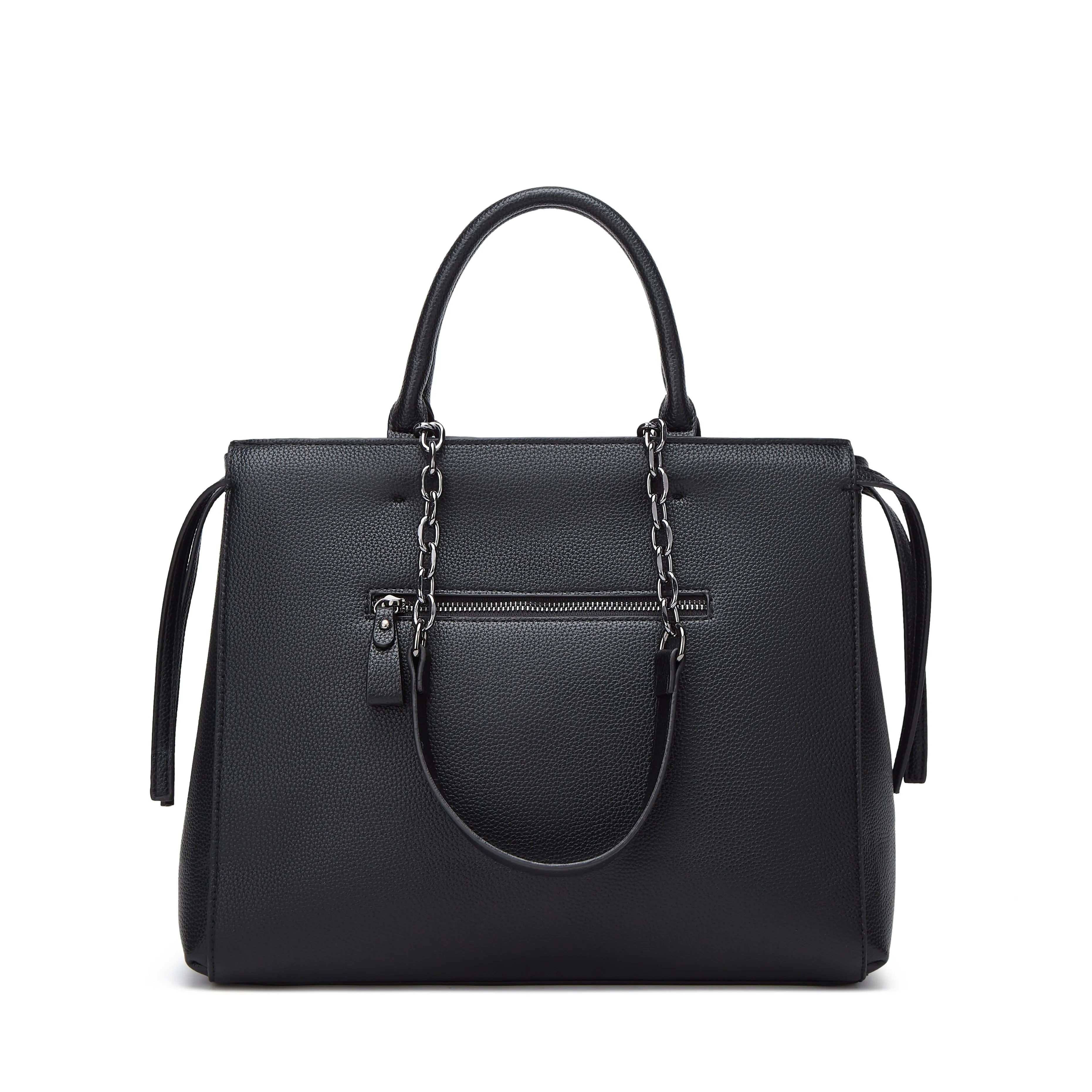 Women’s Crocodile-Pattern Faux Leather Shoulder Bag – Large Capacity Commuter Tote