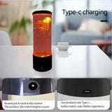 Jellyfish Lava Lamp Aquarium Night Light – 7-Color LED Ocean Mood Light for Bedroom, Home & Desktop Decoration Gift