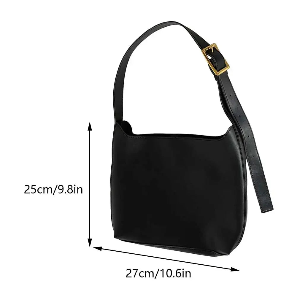 Large Capacity Shoulder & Under-Arm Tote Bag – Women’s Versatile Leather Handbag