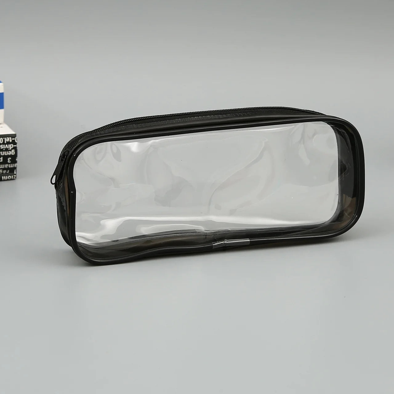 Transparent Large Capacity Pencil Case – Simple Zipper Pen Pouch for School & Office