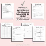 When I’m Gone Planner – End-of-Life Organizer Notebook for Possessions, Business Affairs & Final Wishes 📘