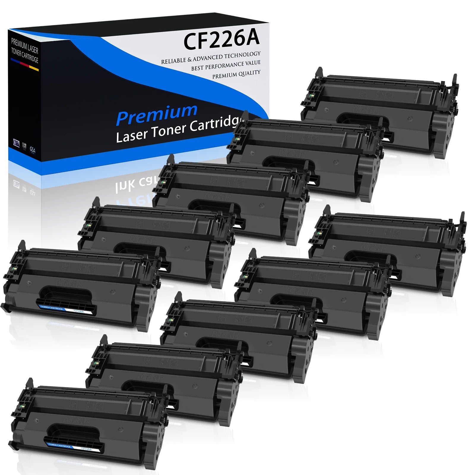 Greencycle High-Yield CF226A (HP 26A) Black Toner Cartridge – Compatible with HP LaserJet Pro M402/M426 Series (1-Pack)
