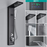 LED Waterfall Shower Panel Tower Set – Body Massage Jets & Rainfall Shower System
