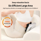 Handheld Deep-Tissue Massage Gun – 6 Massage Heads, 6 Speeds Percussion Massager for Back, Neck, Leg & Shoulder Relief